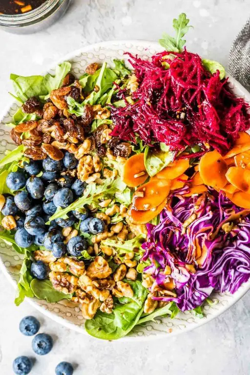 Vegan Beetroot and Walnut Salad