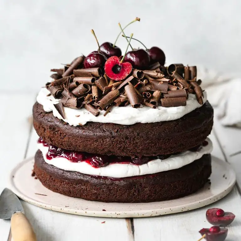 Vegan Black Forest Gateau with Coconut Cream