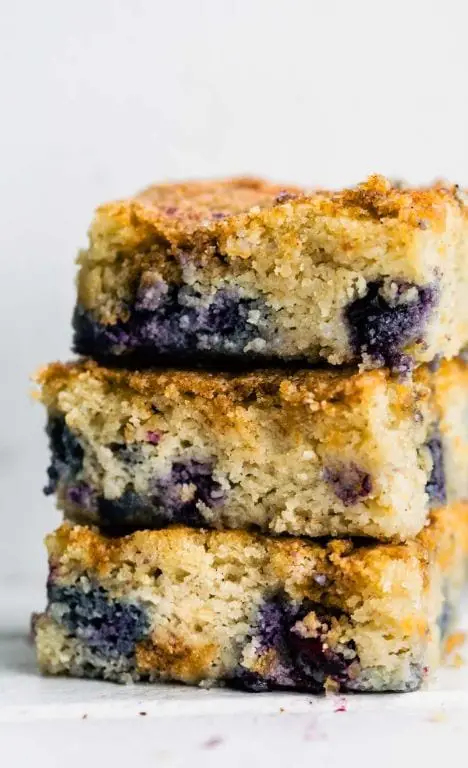 Vegan Blueberry Buckle with Almond Flour