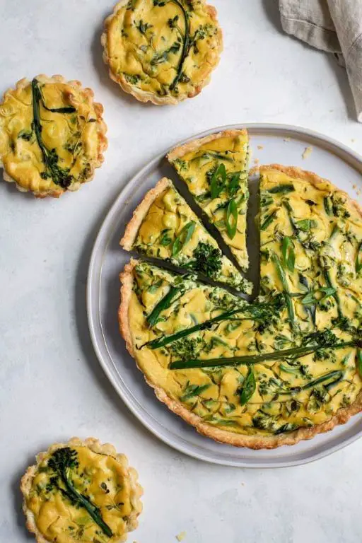 Vegan Broccoli Quiche