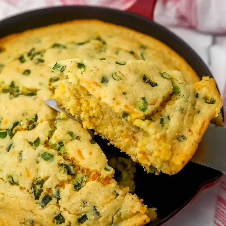 Vegan Cornbread with Jalapeños and Scallions