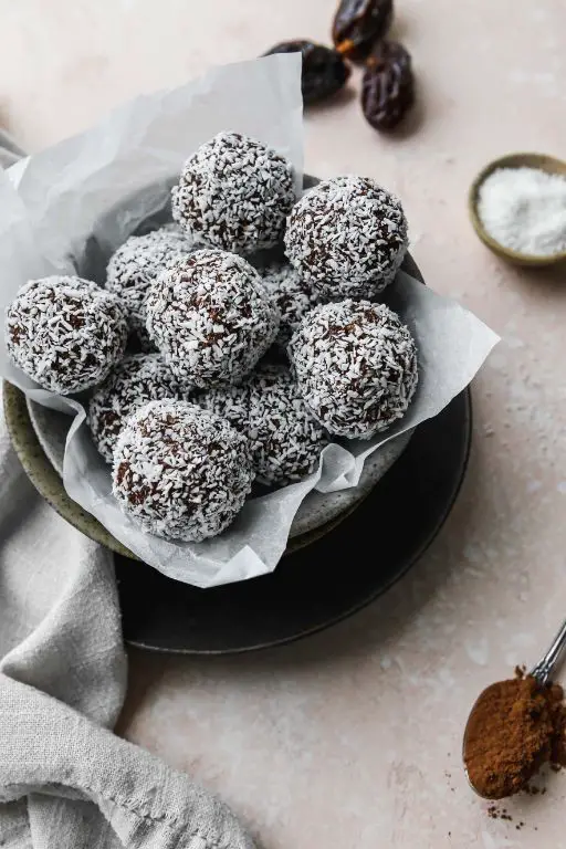 Vegan Date and Coconut Truffles