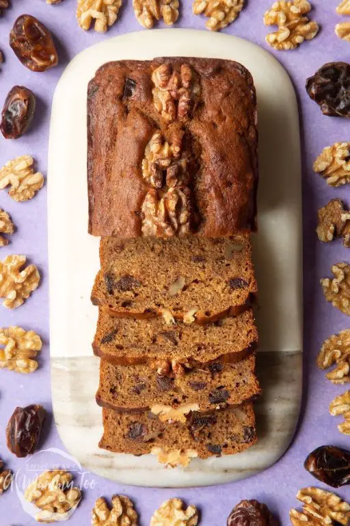 Vegan Date and Walnut Loaf