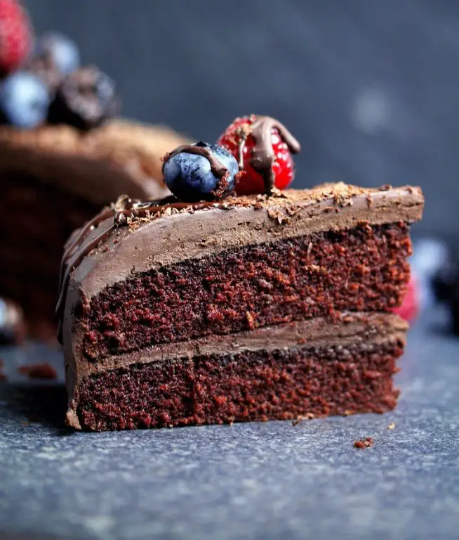 Vegan Gluten Free Chocolate Cake with Avocado Frosting