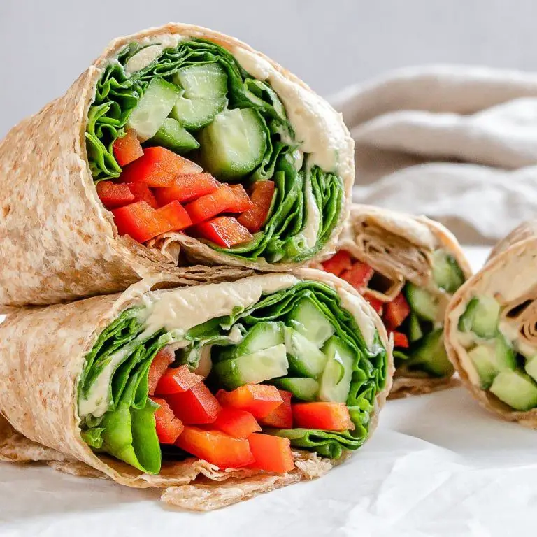 Vegan Hummus Wrap