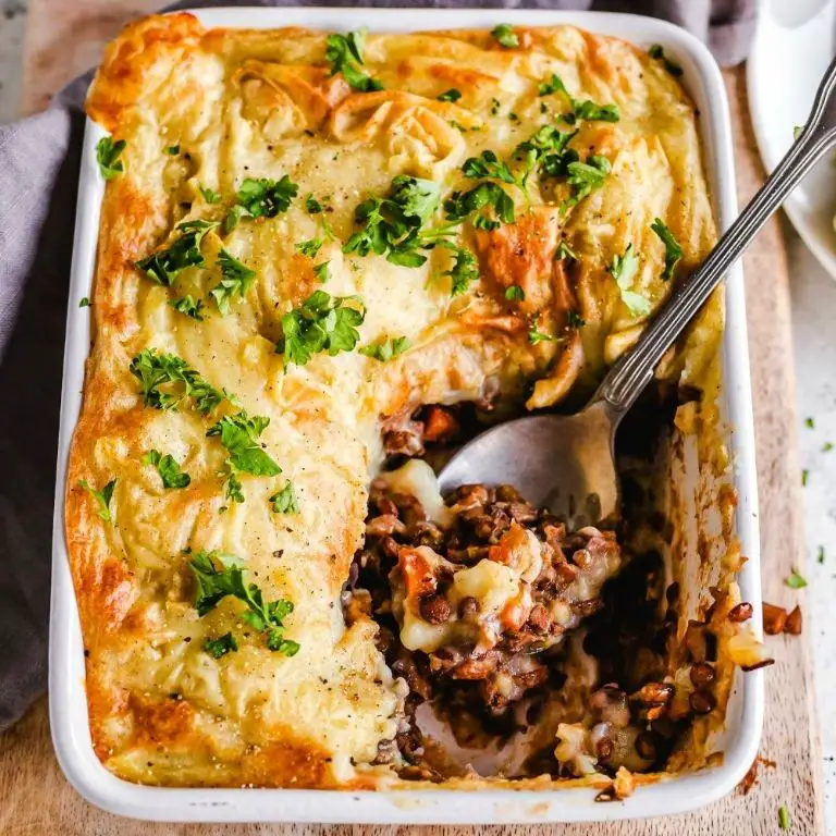 Vegan Lentil and Mushroom Shepherd’s Pie