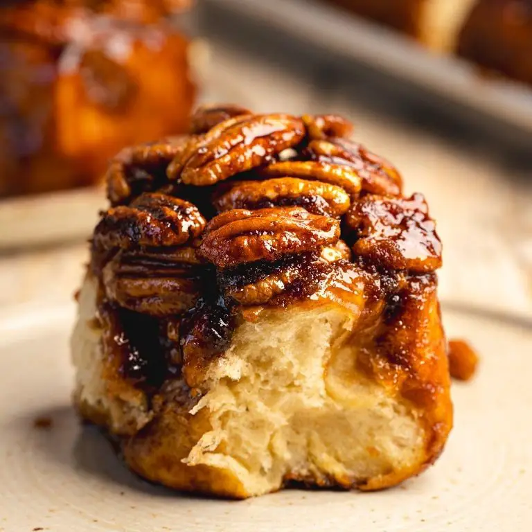 Vegan Puff Pastry Caramel Pecan Rolls