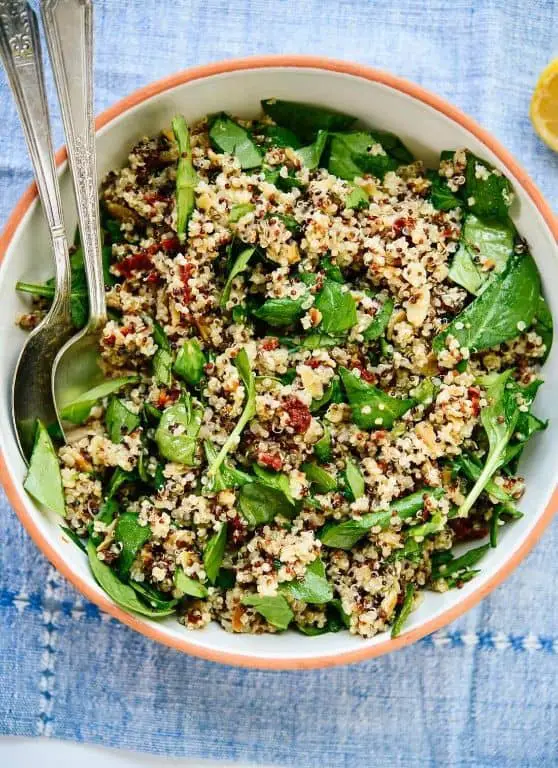 Vegan Spinach and Quinoa Salad