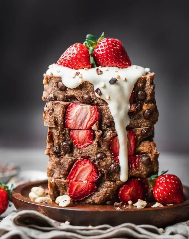 Vegan Strawberry Chocolate Chip Bread