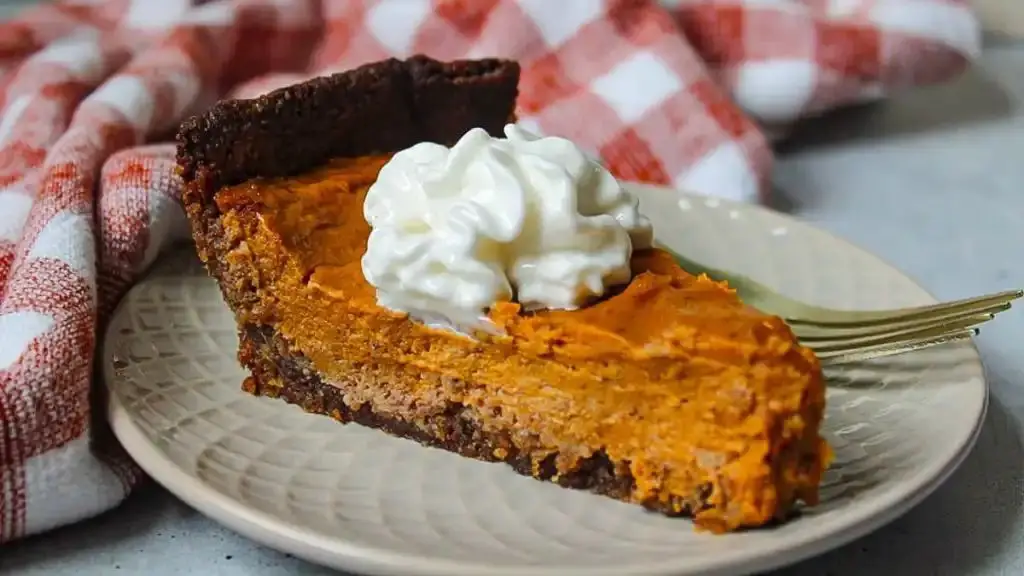 Vegan Sweet Potato Pie with Almond Crust