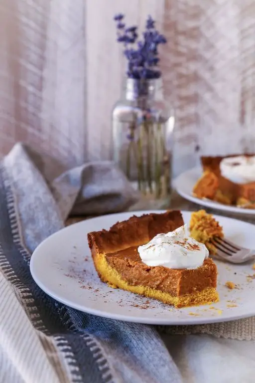 Vegan Sweet Potato Pie with Chai Spices