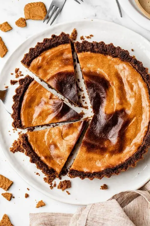 Vegan Sweet Potato Pie with Hazelnut Crust