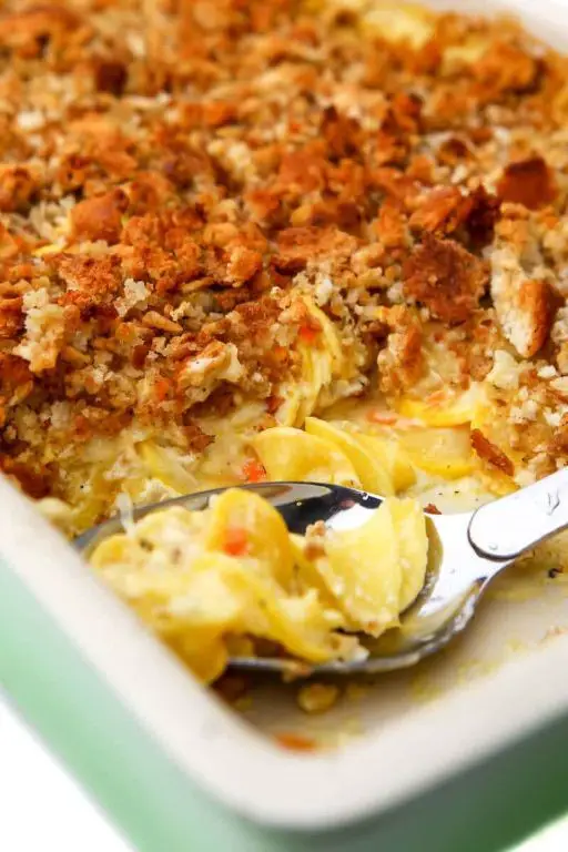 Vegan Yellow Squash Gratin