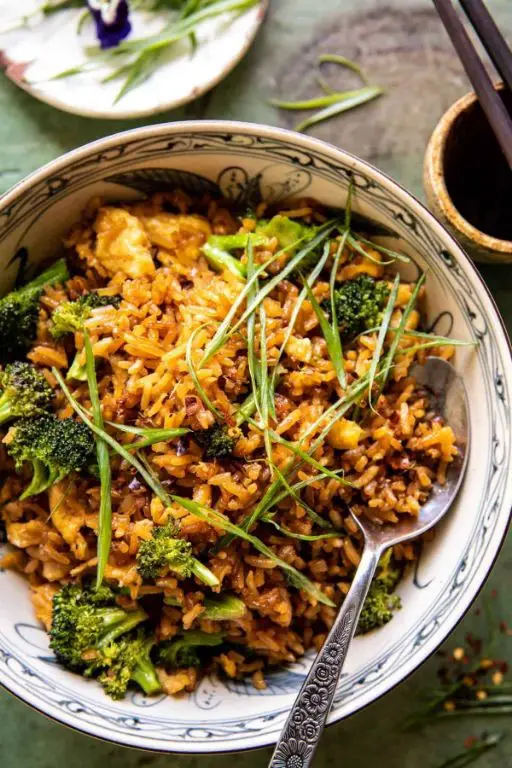 Vegetable Fried Rice with Soy Sauce