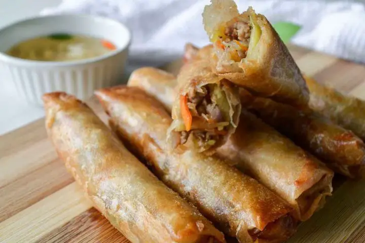 Vegetable Lumpia with Tofu Filling