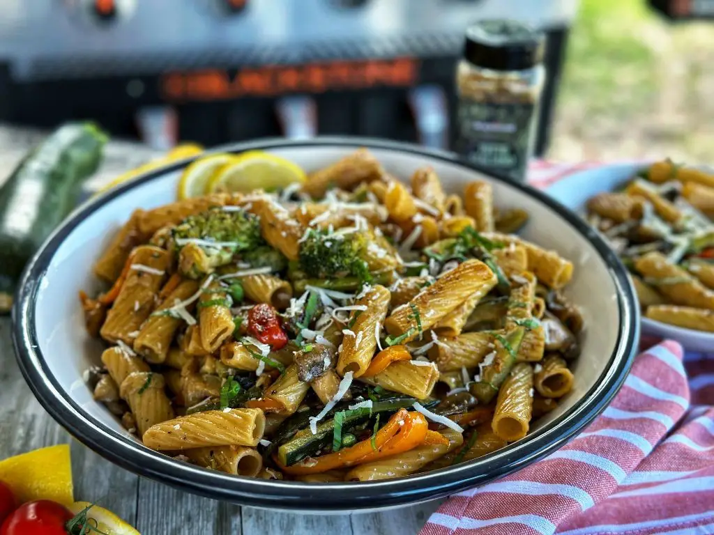Vegetable Primavera Blackstone Pasta