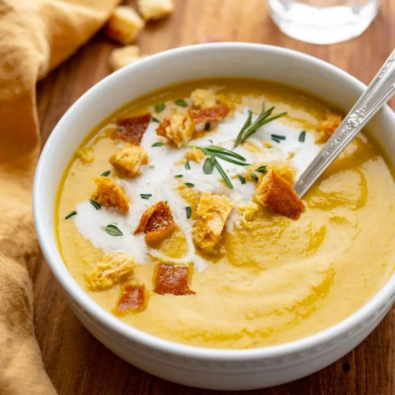 Vegetable Soup with Leftover Roasted Vegetables
