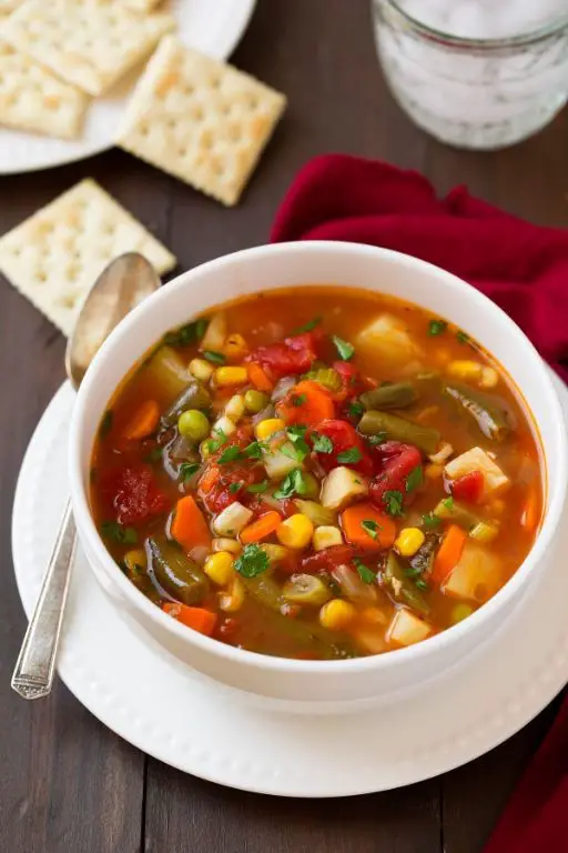 Vegetable Soup with Mixed Vegetables