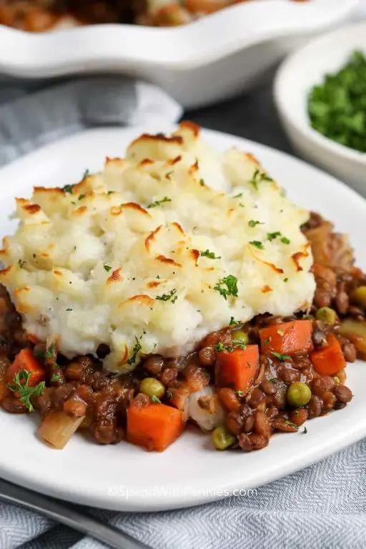 Vegetable and Lentil Shepherd’s Pie