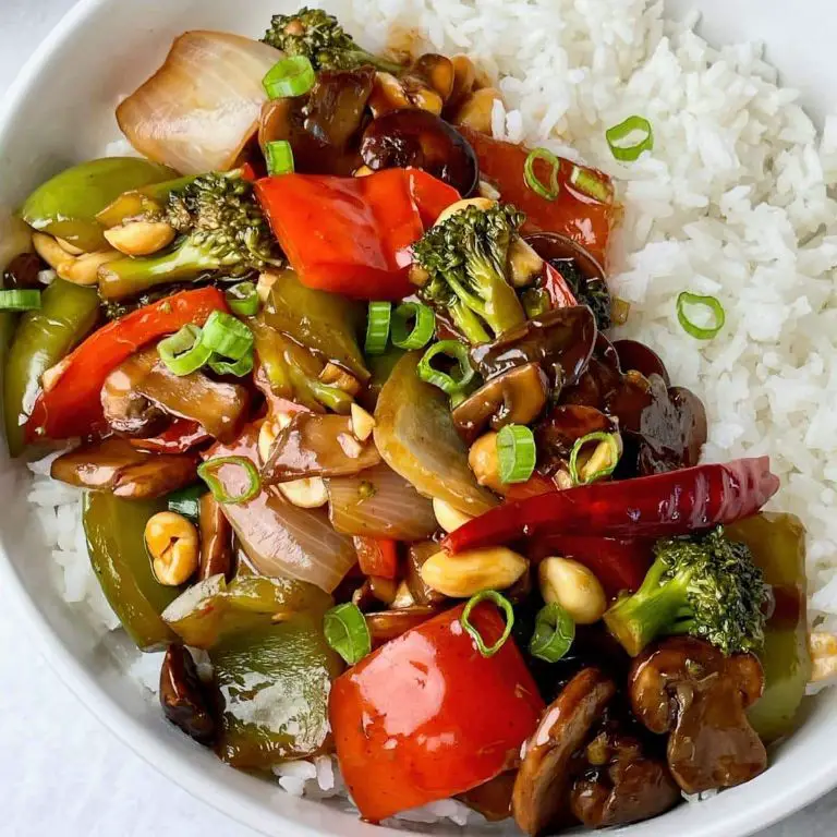 Vegetable-Packed Kung Pao Chicken Stir-Fry