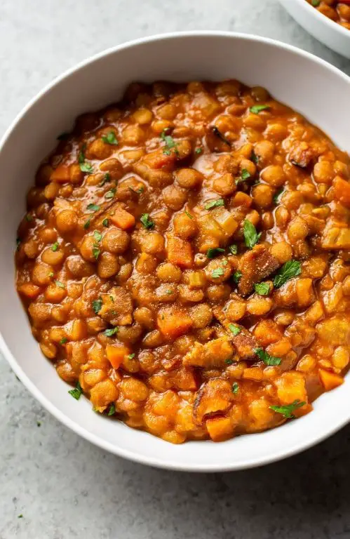 Vegetarian Lentil Stew Quick Pot