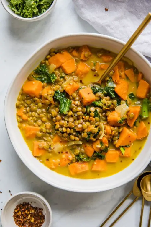 Vegetarian Lentil and Sweet Potato Curry