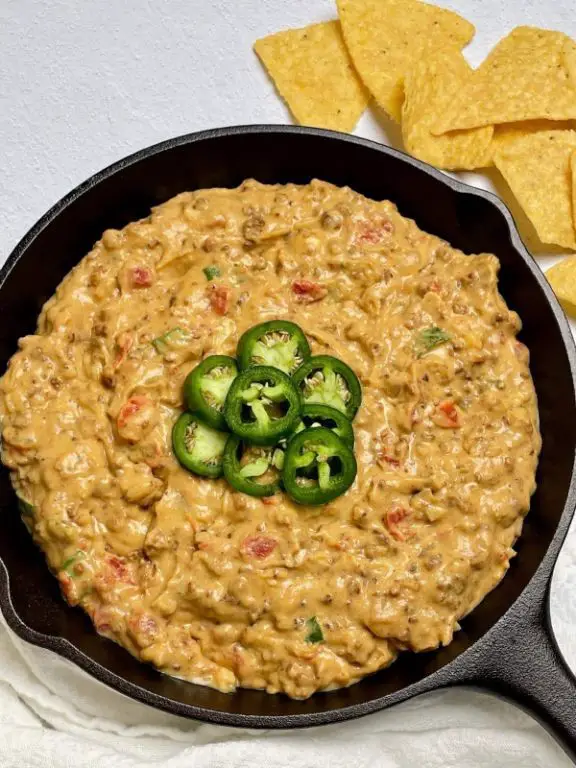 Vegetarian Rotel Bean Dip