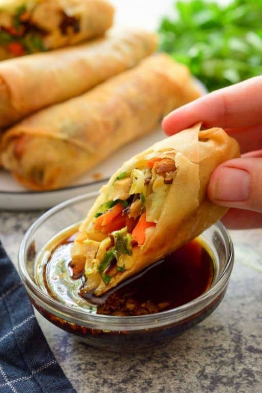 Vegetarian Spring Egg Rolls