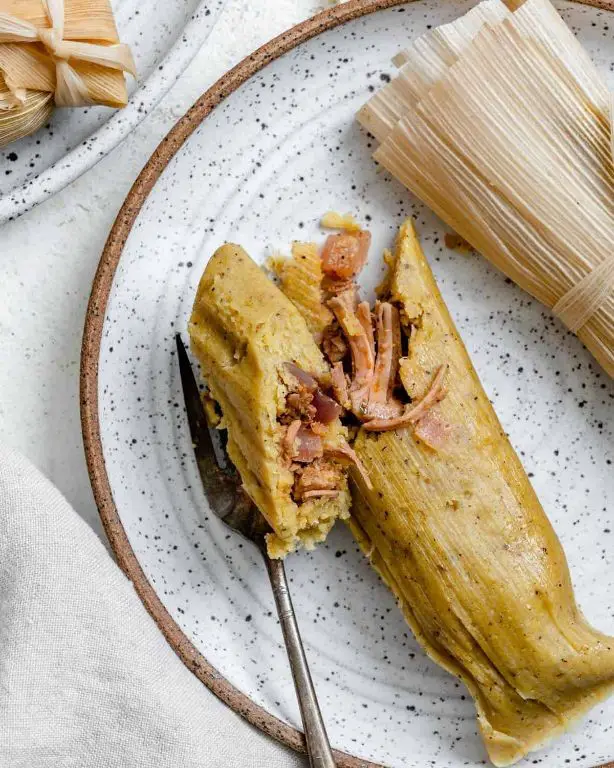 Vegetarian Tamales with Corn Husks