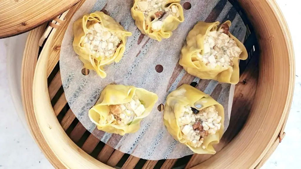 Vegetarian Tofu and Mushroom Shumai