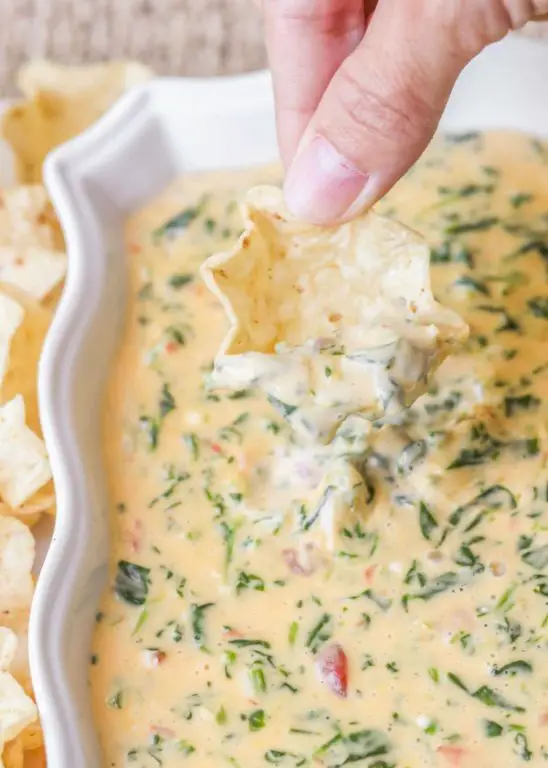 Velveeta Cheesy Spinach Dip