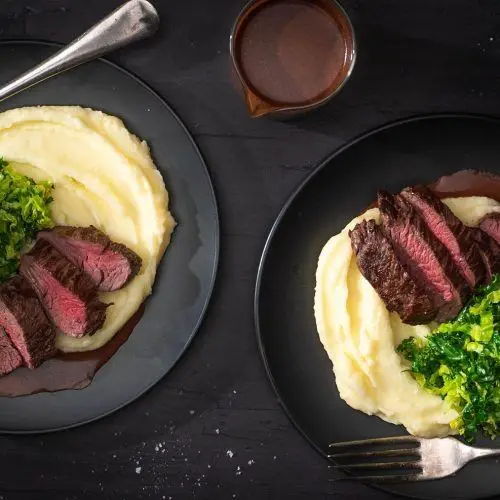 Venison Medallions with Red Wine Reduction