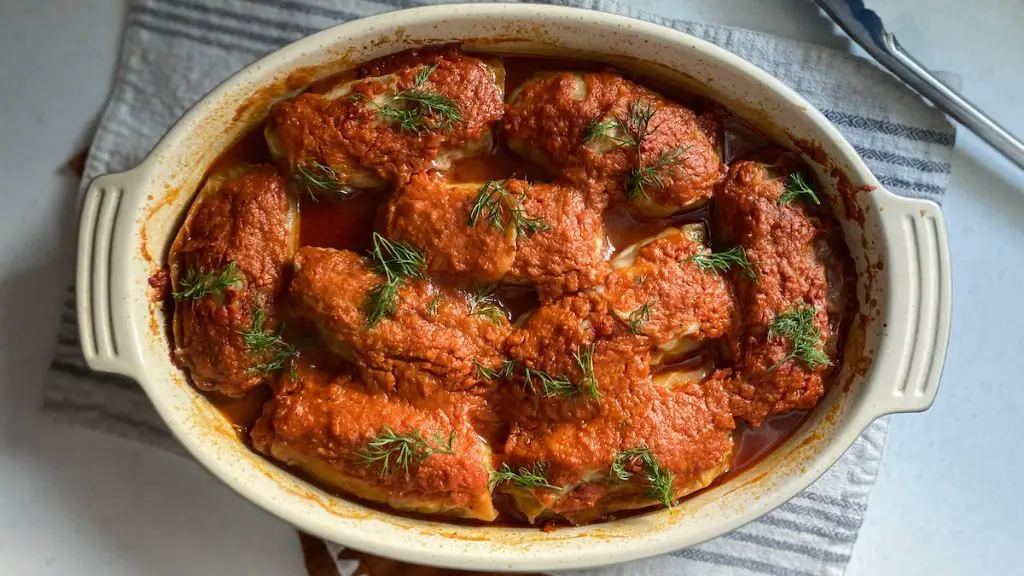 Venison and Cabbage Rolls