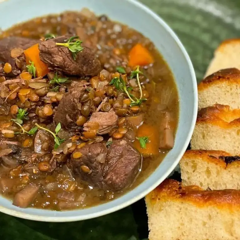 Venison and Lentil Stew