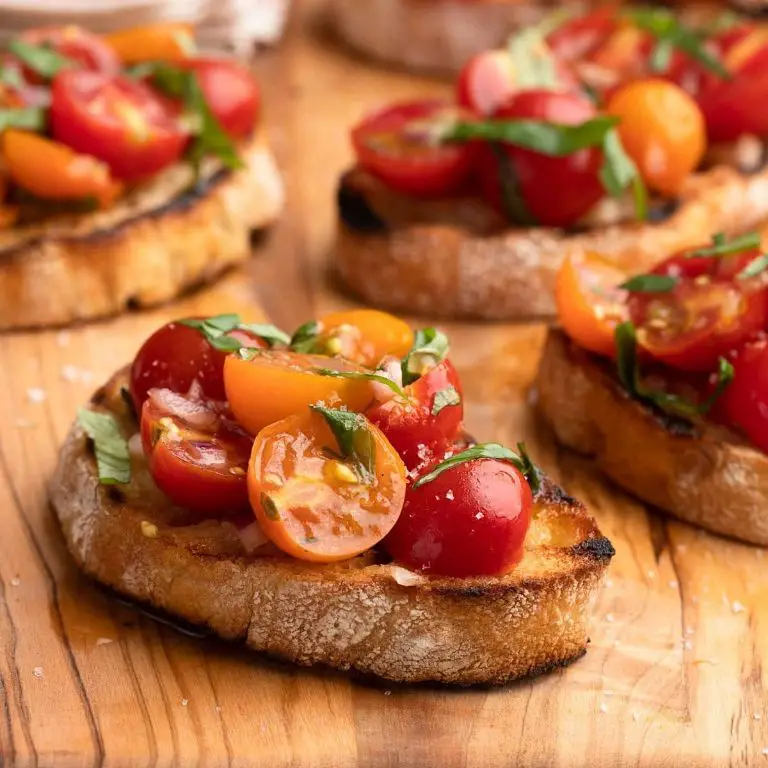 Vidalia Onion and Cherry Tomato Bruschetta