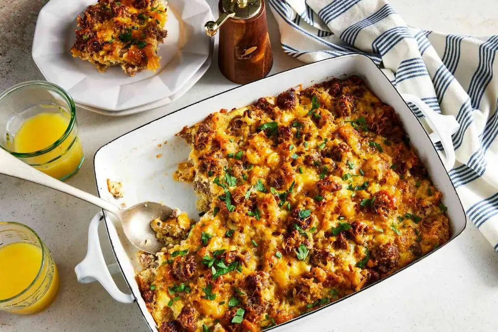Vienna Sausage Hash Brown Casserole
