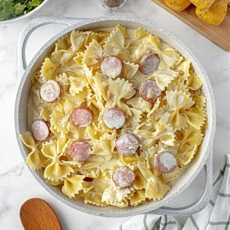 Vienna Sausage Pasta Alfredo