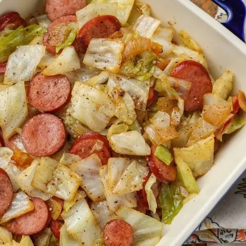 Vienna Sausage and Cabbage Stir-Fry