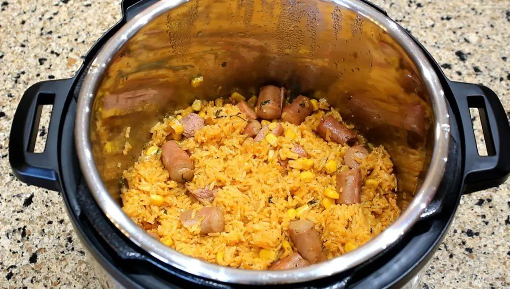 Vienna Sausage and Rice Pilaf