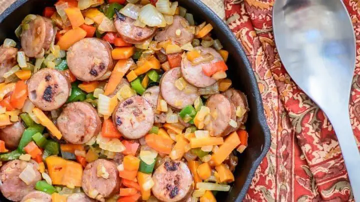 Vienna Sausage and Sweet Potato Skillet