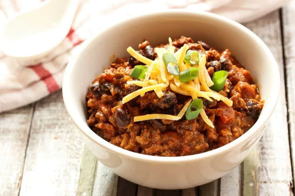 Wagyu Beef Chili with Black Beans