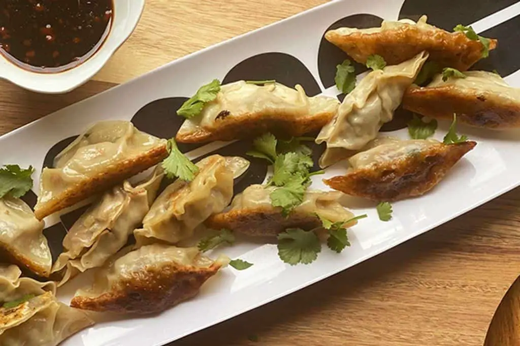Wagyu Beef Dumplings with Soy-Ginger Dipping Sauce