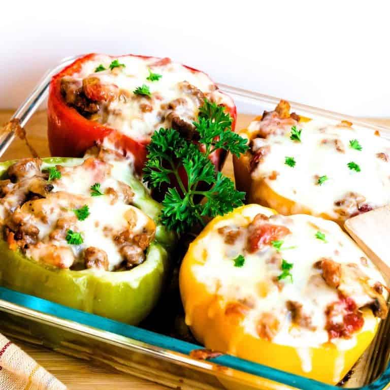 Wagyu Beef Stuffed Bell Peppers