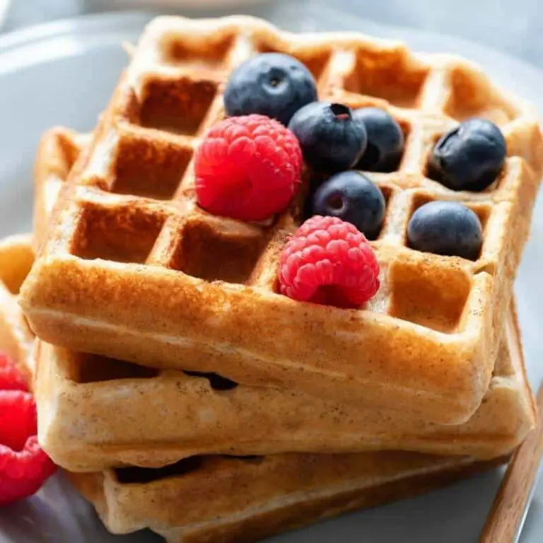 Walnut Flour Waffles