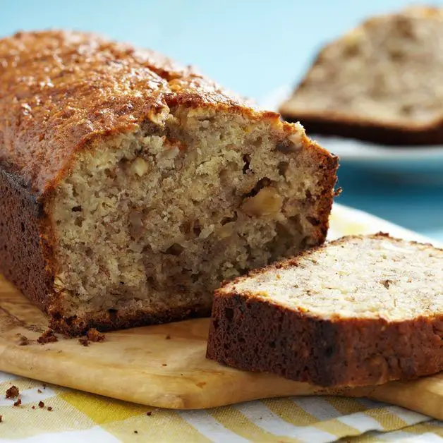 Walnut Sour Cream Banana Bread