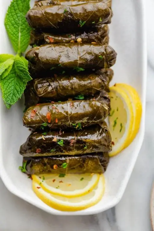 Warak Enab (Stuffed Vine Leaves)