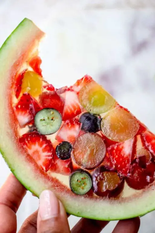 Watermelon Gelatin Slices