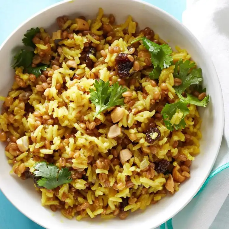 Wheat Berry and Coconut Milk Curry
