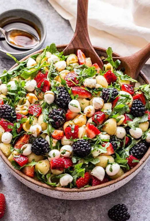 Wheat Berry and Pesto Pasta Salad