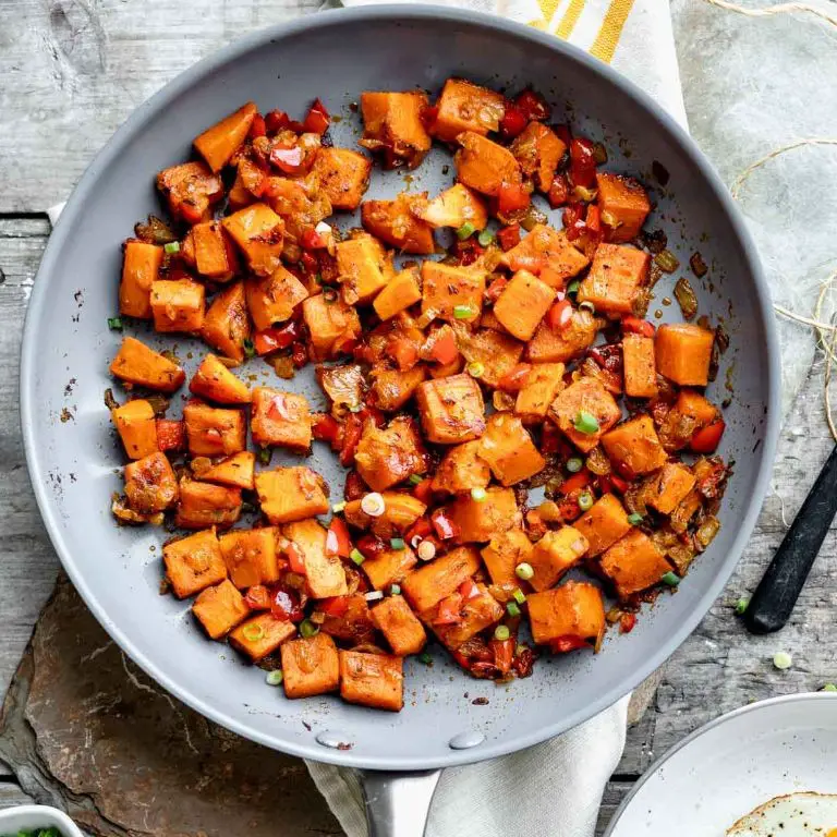 Wheat Berry and Sweet Potato Hash